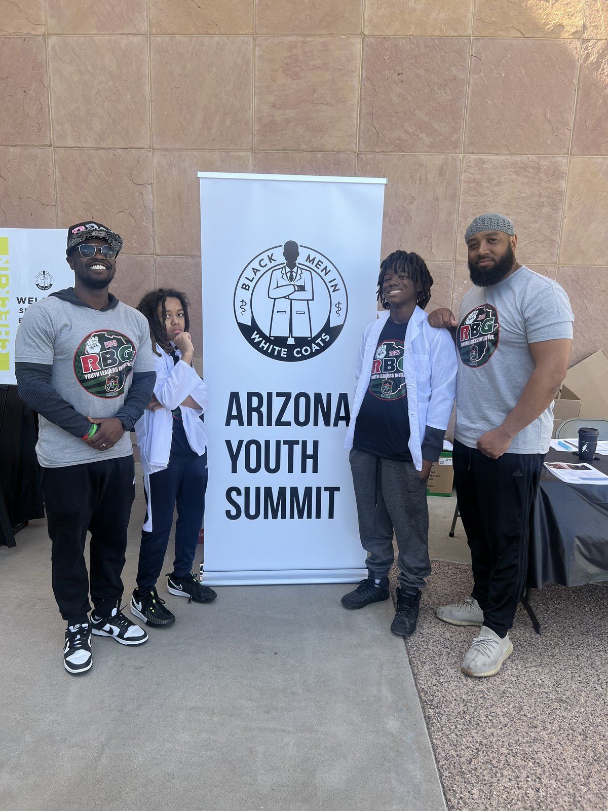 Mentors and a mentee at the Arizona Youth Summit